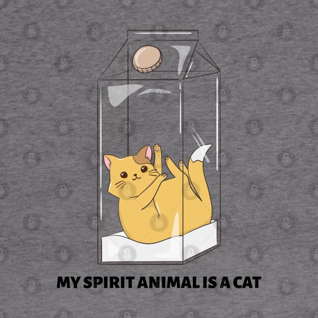 My Spirit Animal Is A Cat by Theblackberry